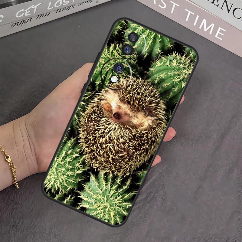 Kawaii Hedgehog Heart Case For Honor X8b X9b X8 X9 X6a X7a X8a X9a Cover For Honor Magic 6 5 Pro 50 70 90 Lite