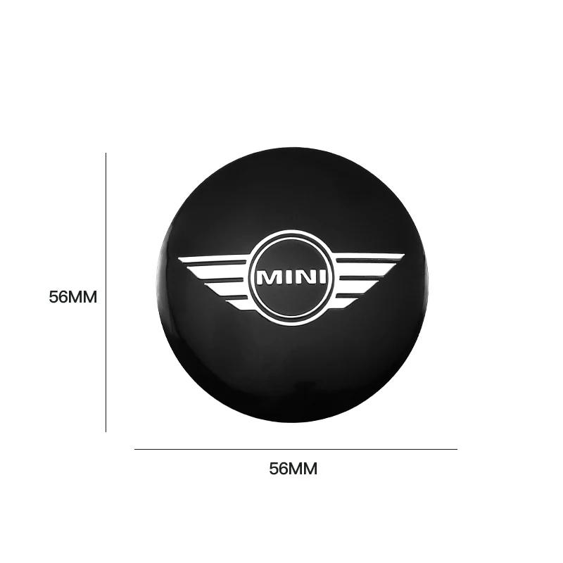 4Pcs 56mm Car Wheel Center Hub Cap Stickers Accessories For MINI Cooper JCW WORKS R55 R56 F55 F56 R57 R58 R59 R60 R61 R50 LL45