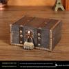 Personalized Retro Wooden Jewelry Box for Necklaces and Earrings - Decorative Storage and Gift Packaging