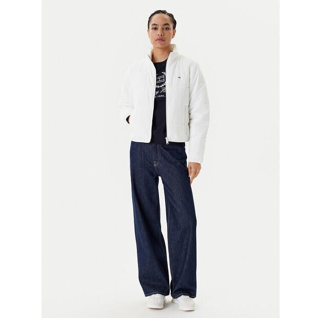Mid-season Jacket Tommy Jeans DW0DW20958, White, Standard Fit
