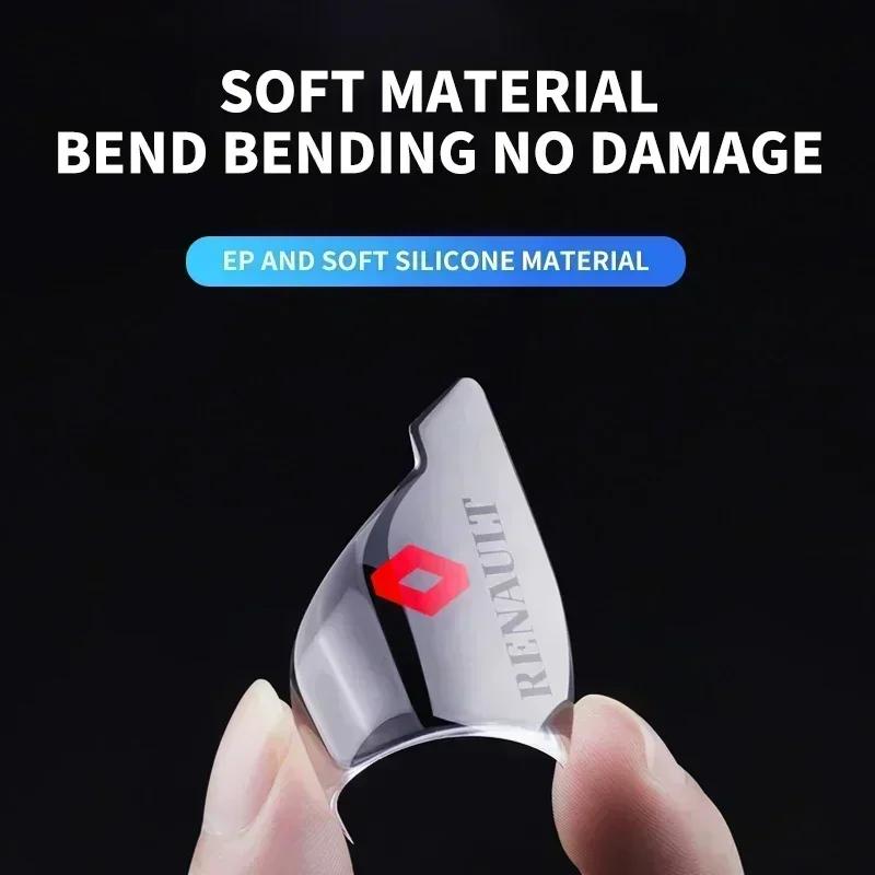 2Pcs Car Door Corner Anti-collision Covers Stickers For Renault DACIA Fluence Scenic Loguna Logan Twingo Clio Captur ZEOV