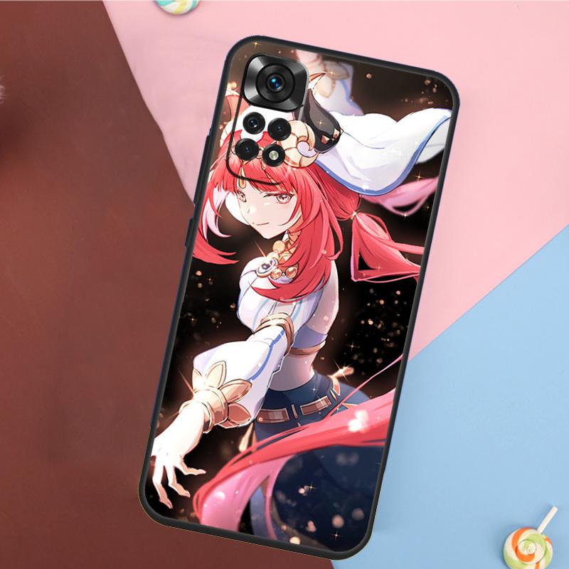 Genshin Impact Nilou Cover For Xiaomi Redmi Note 13 Pro 14 12 11 9 10 9S 10S 11S 12S Redmi 10C 12C 13C 14C Case