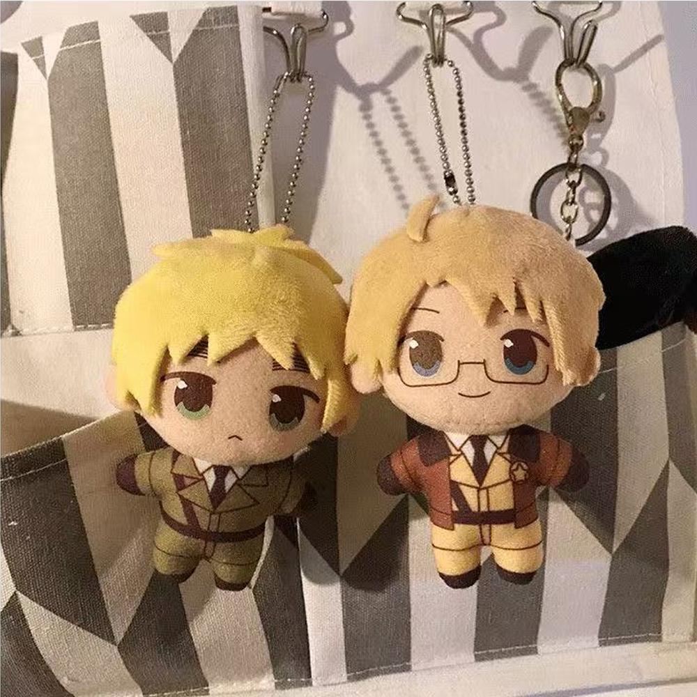 9cm Hetalia England Plüschanhänger Hetalia Ivan Braginsky Hetalia Achsenmächte Amerika Plüschtiere Film Stofftiere Geschenk für Fans