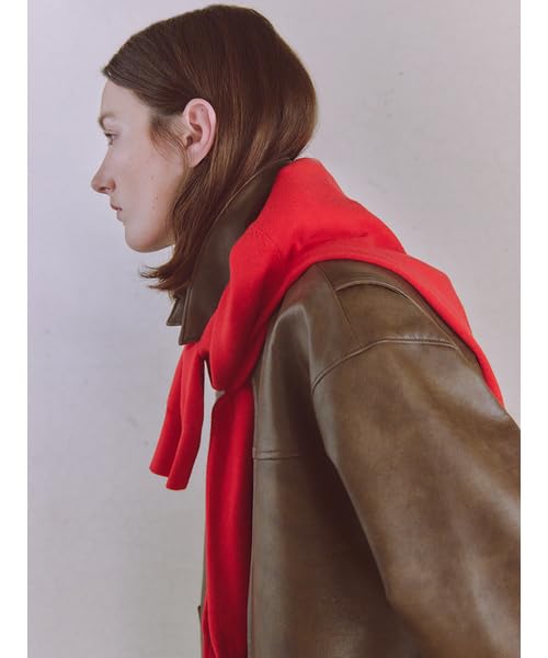 Emi Faux Leather Double Zip Blouson 13WFJ254031 BRW 1