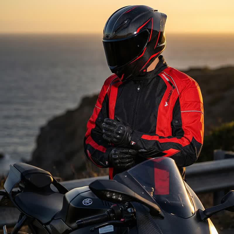 DUHAN Men s Four-Season Protective Motorcycle Riding Gear L