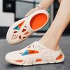 New Summer Men's Casual Thick Bottom Anti-slip Fashion Round Head Indoor Outdoor Beach Sandals Slip-On Breathable EVA