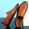 Fashion Genuine Leather Men Shoes Luxury Brand Casual Slip On Formal Loafers Men Moccasins Italian Male Driving Shoes Chaussure Homme