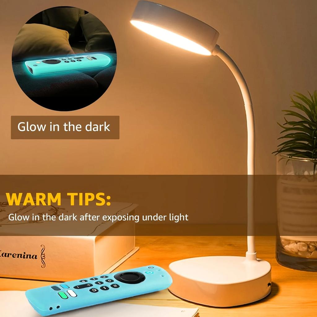 Silicone luminous remote control cover for Alexa Voice Remote (3rd Gen) L5B83G 2025 Release, Fire TV Stick 4K 2nd Gen  (2025)
