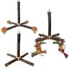 Bird Perch Nature Molar Stand for Parrots Conure Supplies Budgies Grinding Scratchers for Small Medium Parrots Toy