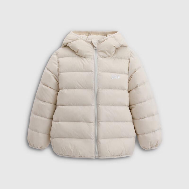 Gap Kids' Unisex Lightweight Logo Hooded Down Jacket