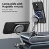 KEYSION Magnetic Phone Case for TECNO Spark 40C 4G Slide Camera Protection Upright Kickstand 360° Ring Shockproof Back Cover
