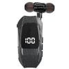 GT010 Bluetooth Earphone: Clip-on, Large Battery, Vibration, Retractable, Digital Display for Business Calls