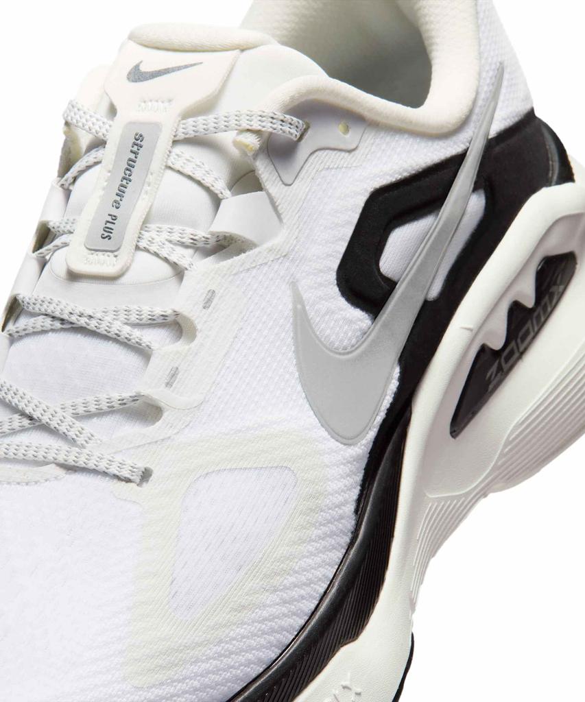 Nike Structure Plus Road Running Shoes M - Summit White:Black:Metallic Silver / Ii7192-100