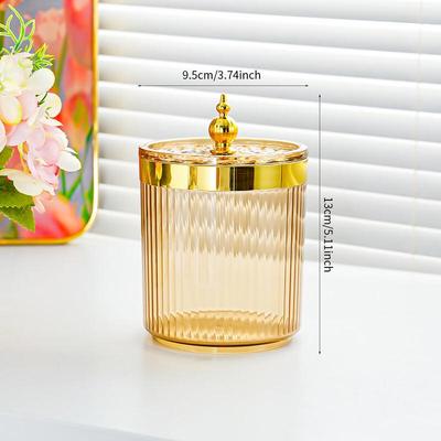 ZISIZ 550ml Bernsteinfarbenes Glas Luftdichtes Vorratsglas Set