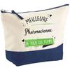 Makeup Bag - PLANETEE - Best Pharmacist of All Time - Large Size - Cotton - Made In France