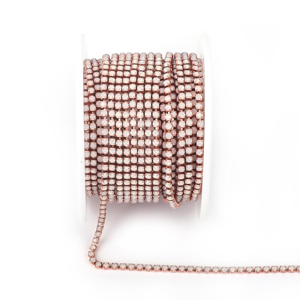 Weichen Specializes In Protein Color Electrophoresis Claw Chain Ceramic Single Row Rhinestone Chain Diy Jewelry Accessories Clothing Accessories