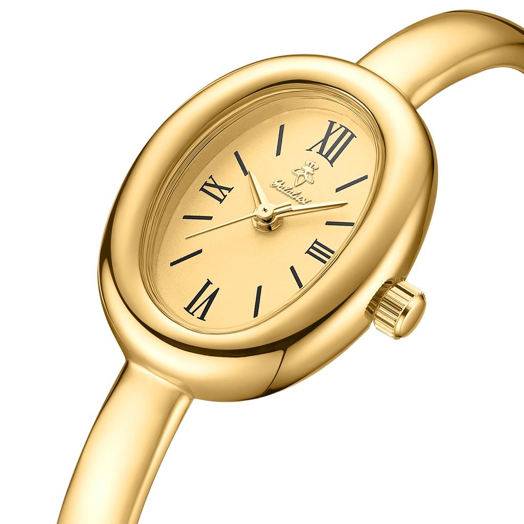 YaLaLuSi Brand Women's Watch: Stylish Minimalist Bracelet Watch Water-Resistant Quartz Watch Gift Reloj Mujer Watch for Girls