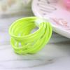 100PCS/bags  2mm Diameter 3cm  Kids Nylon Elastic Hair Bands Ponytail Holder Rope Elasticity Hair Ties for DIY Hair Accessories