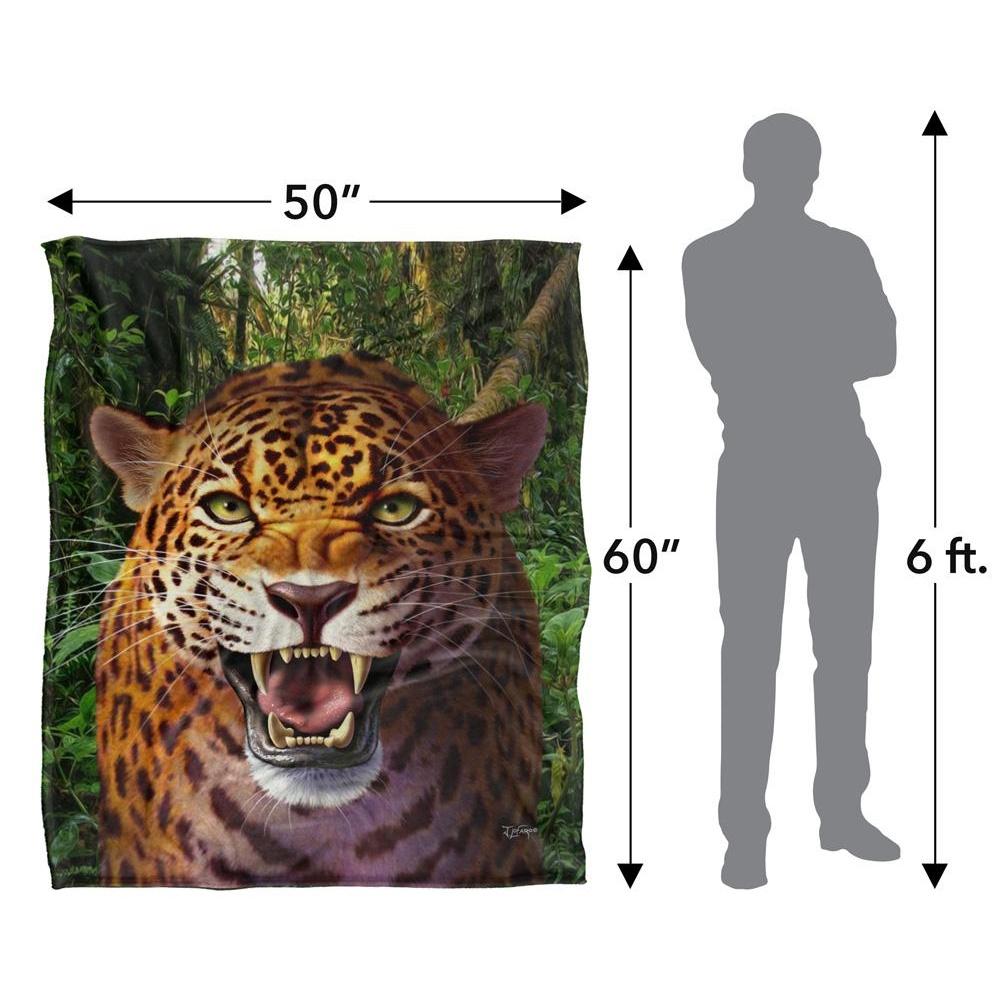 JQ Licensing Jlo Silky Leopard Supersoft Blanket