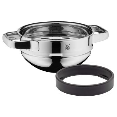 WMF 16cm Bowl with Handle, Compact Cuisine Cooking Bowl, Designed To Be Used with Pots and Pans, 10-year Warranty, Stainless Steel, W0792166380