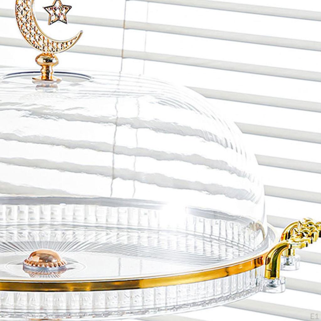 Cake Display Case with Lid, Dustproof, Versatile, for Kitchen And Restaurant.