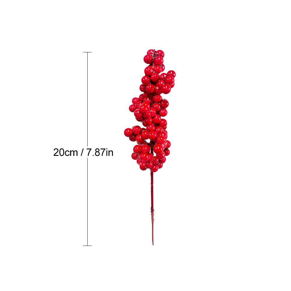 6pcs Christmas Artificial Pine Leaves Branches Gold Simulated Plants Glitter Garland Xmas Tree Ornament New Year Home Decoration