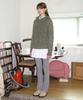 SINOON Cable Knit Hood (Khaki)