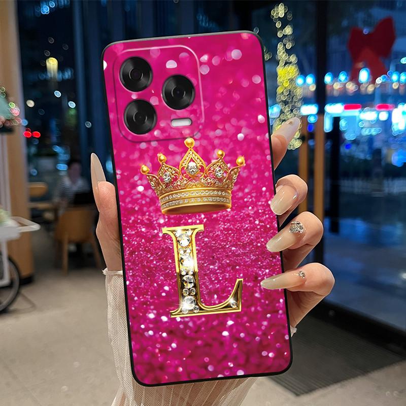 Case For ZTE Blade V70 Vita/Nubia V70 Design Soft Silicone Black Case Shockproof Beautiful Trendy Crown Letter Pattern Shell