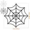 12pcs Halloween Spider Web Giant Spider Web Decoration Black Stretchy Cobweb Party Bar Haunted House Home Decoration