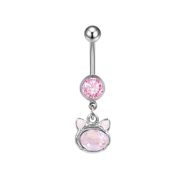 Gaibei Trendy Moon Butterfly Belly Button Ring
