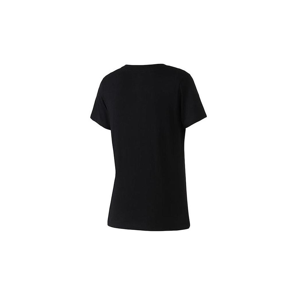 Converse T Shirts Women's Black Crew Neck Moderate Other 10017088-A02