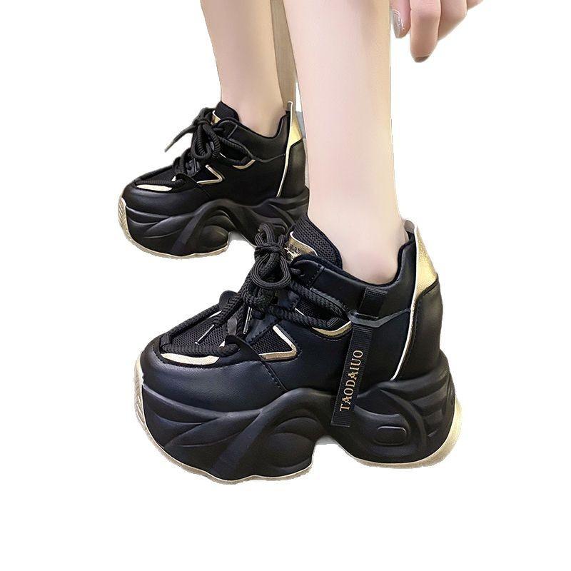 Dad Shoes Women's Autumn New Inner Height Increase Women's Shoes Platform Fashion Versatile Sports and Leisure Shoes