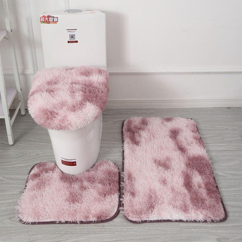 Tappeto Da Bagno In Ciniglia Microfibra Fucsia 50x80 Cm - Morbido, Shaggy, Antiscivolo E Super Assorbente