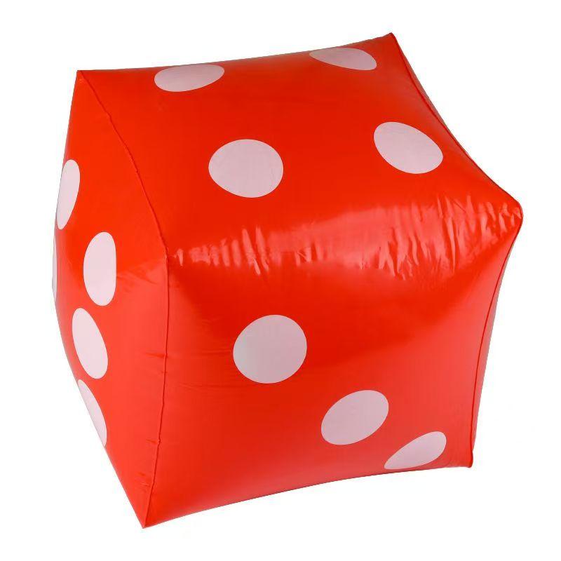 Jumbo Pvc Inflatable Dice 28*28Cm Playground Carniva Fun Party Supplies Outdoor Entertainment Board Games For Kids Adults