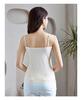 Atmungsaktives Sommer-Bustier für Mädchen aus Eis seide, nahtlos, mit Spaghettiträgern und Anti-Exposure-Bandeau