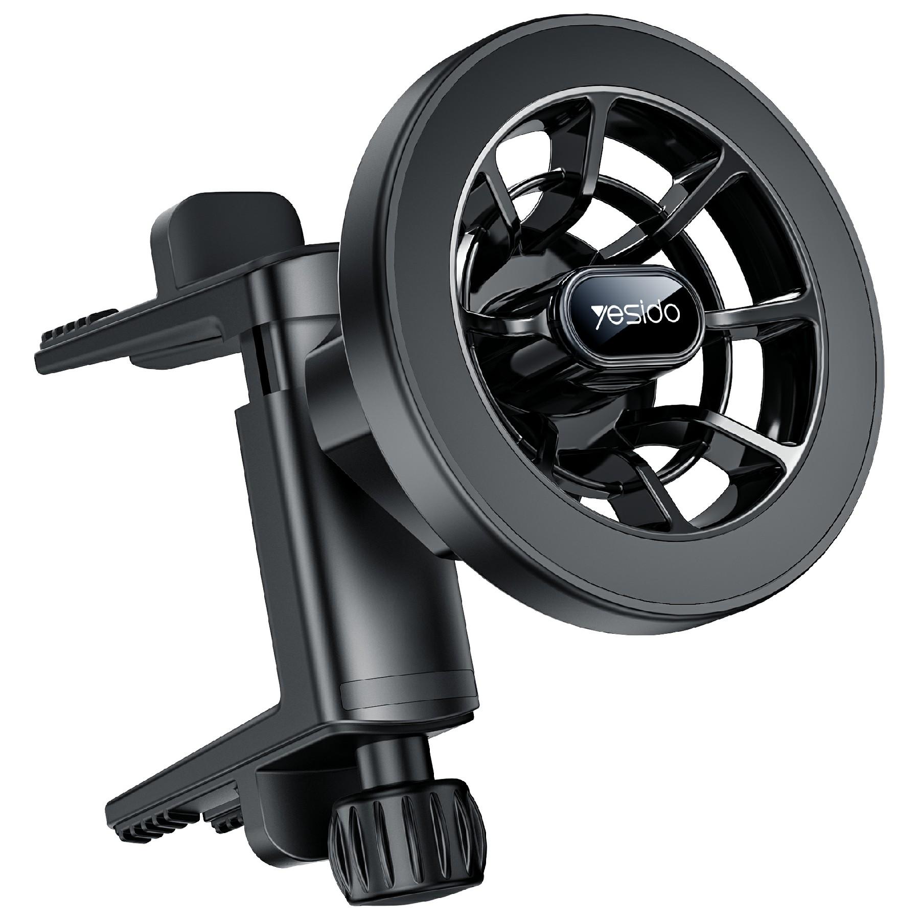 YESIDO C221 Car Mount Holder Circular Air Vent Compatible Stand Rotatable Adjustable Diameter A