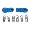 Rope with Roller Tensioner Retractable Adjustable Rope Tightening Tensioner Set for Ship Kayak