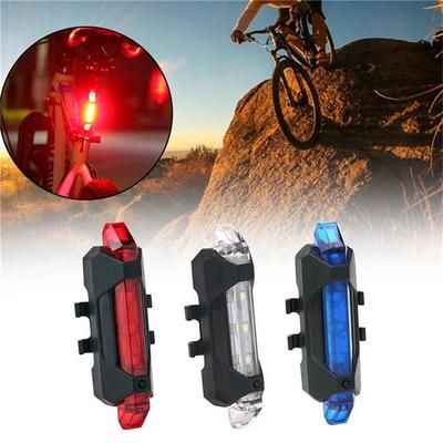 Ultraljusligt LED bakljus för cykel bak 3 lägen blinkande säkerhetsvarningsljus USB uppladdningsbara cykelbakljus STAL