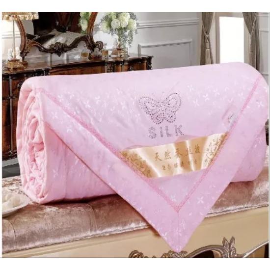 VESCOVO Summer Quilt Thin Queen Size Mulberry Silk Comforter 200*230 Twin Duvet 150*200