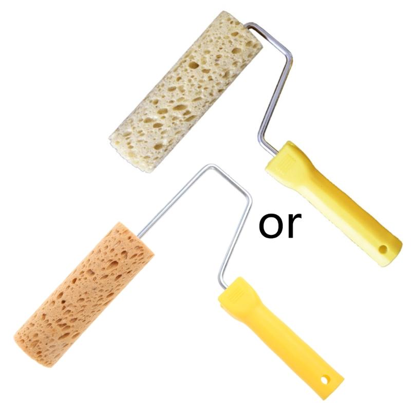 Praktische Algen-Schwamm-Rollenbürste 4/6 Zoll Künstlerisches Muster Heimdekoration Durchmesser 4,8 cm / 1,89'' Malwerkzeuge