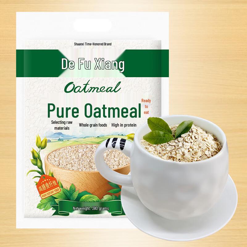 Defuxiang Instant Sugar-Free Soft Oatmeal 380g