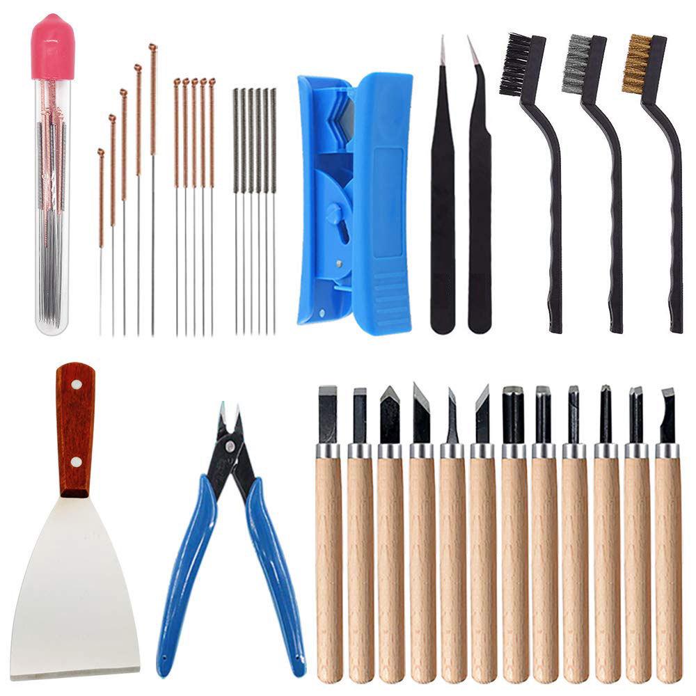 35-Piece 3D Printer Accessory and Cleaning Tool Kit 3D Printer