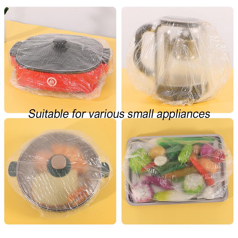 10/20/50 Stück Extra Große Einweg-Staubschutzhüllen für Reiskocher Backform Mikrowelle PE Schutzhülle Haushalt