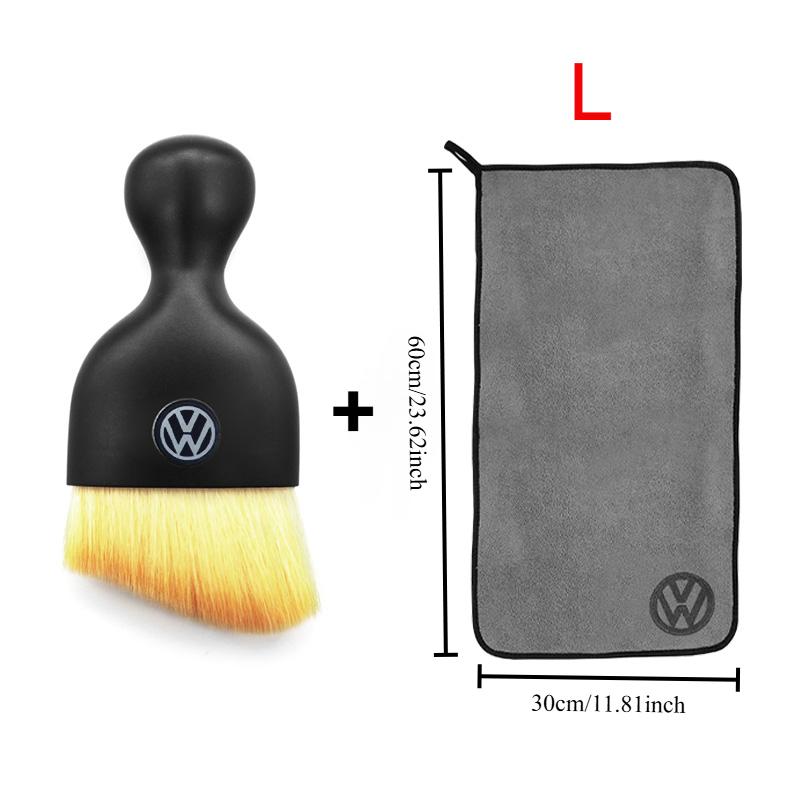 Car Wash Microfiber Towel Auto Cleaning Tool Soft Brush Drying Rag Cloth For VW Golf 5 4 6 GTI Jetta Scirocco Touran Polo Beetle zl4