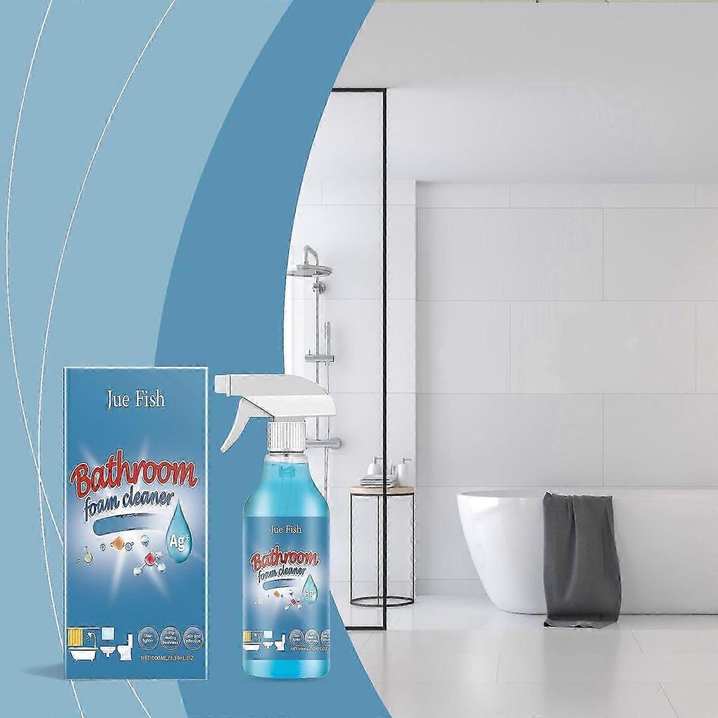 Fast-Acting Bathroom Cleaner with Silver Ions  Protects & Shines Metal, Glass & Tile