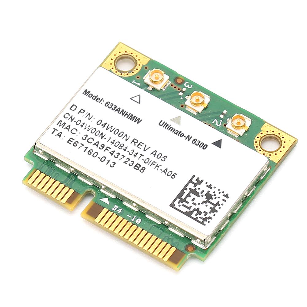 Network Card for Intel6300 DualBand 2.45GHz 802 a g n 450Mbps Mini PCIE Port Wifi