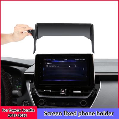 For Toyota Corolla -2022 Car Phone Holder 8/9 Inch Navigation Screen Fixed Cell Phone Mount for Samsung iPhone 12
