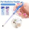 Pet Medicine Feeder Cat Tablet Syringe Feeder Soft Tip Dual Purpose Feeder Cat Pill Shooter Pet Pills Applicator Random Color