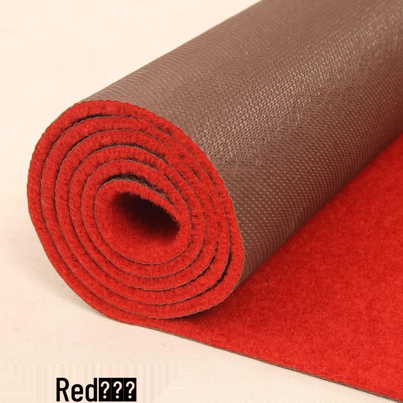 Extra Thick Non-Slip Red Carpet for Store Entrances & Events, Ideal for Guests & Exhibitions, Full Coverage