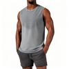 Men's Sleeveless Athletic Tank Top Lightweight Breathable Quick Dry Loose Fit Gym Running Workout Fitness Vest